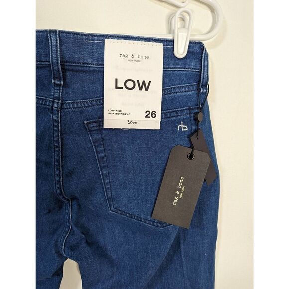 NWT rag & bone Dre Low Rise Slim Boyfriend Jeans - Picture 8 of 11